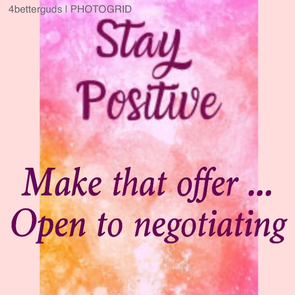 Don’t give up on the Item! Please make an Offer